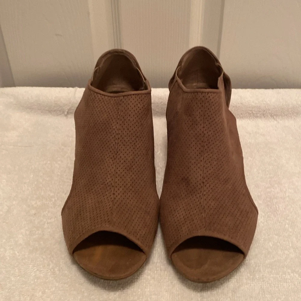 Life Stride Roxie Brown Peep Toe Sandals…size 10 - Picture 3 of 10